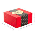 8" UV Coating 2 Pack Gift Boxes Embossing Rectangular Gift Box